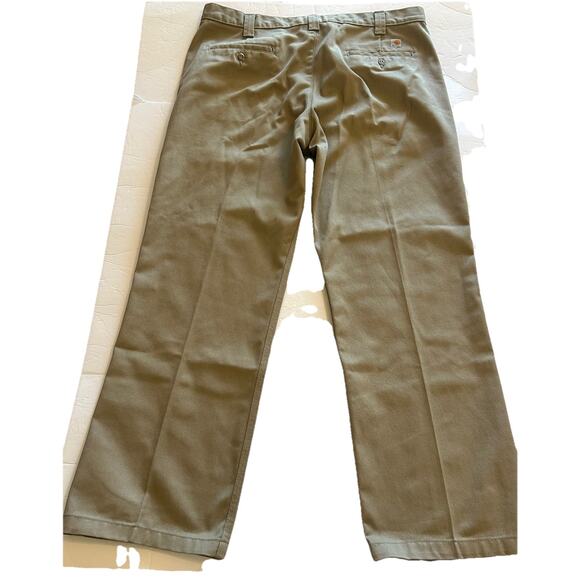 Carhartt Khaki 36x30 Chino Pants Relaxed Fit Washed Twill Tan Mens Casual Logo - Picture 8 of 12
